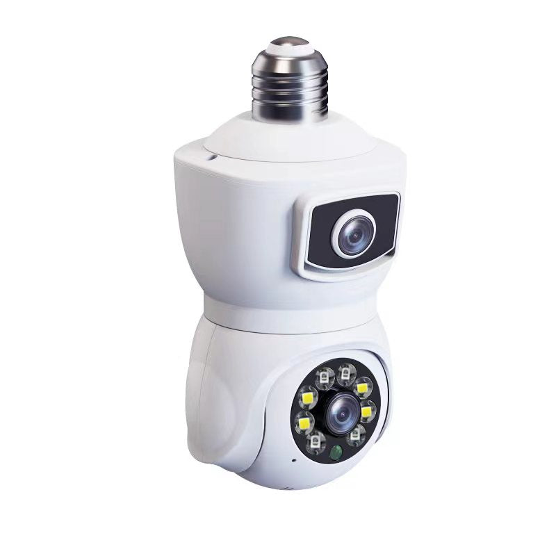 Hot Sales Y9 Dual Lens E27 Light Bulb Camera Wireless PTZ Camera V380 Pro
