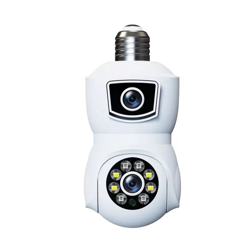 Hot Sales Y9 Dual Lens E27 Light Bulb Camera Wireless PTZ Camera V380 Pro