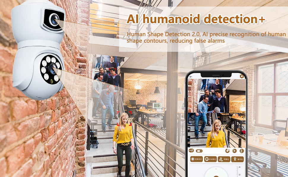 Hot Sales Y9 Dual Lens E27 Light Bulb Camera Wireless PTZ Camera V380 Pro