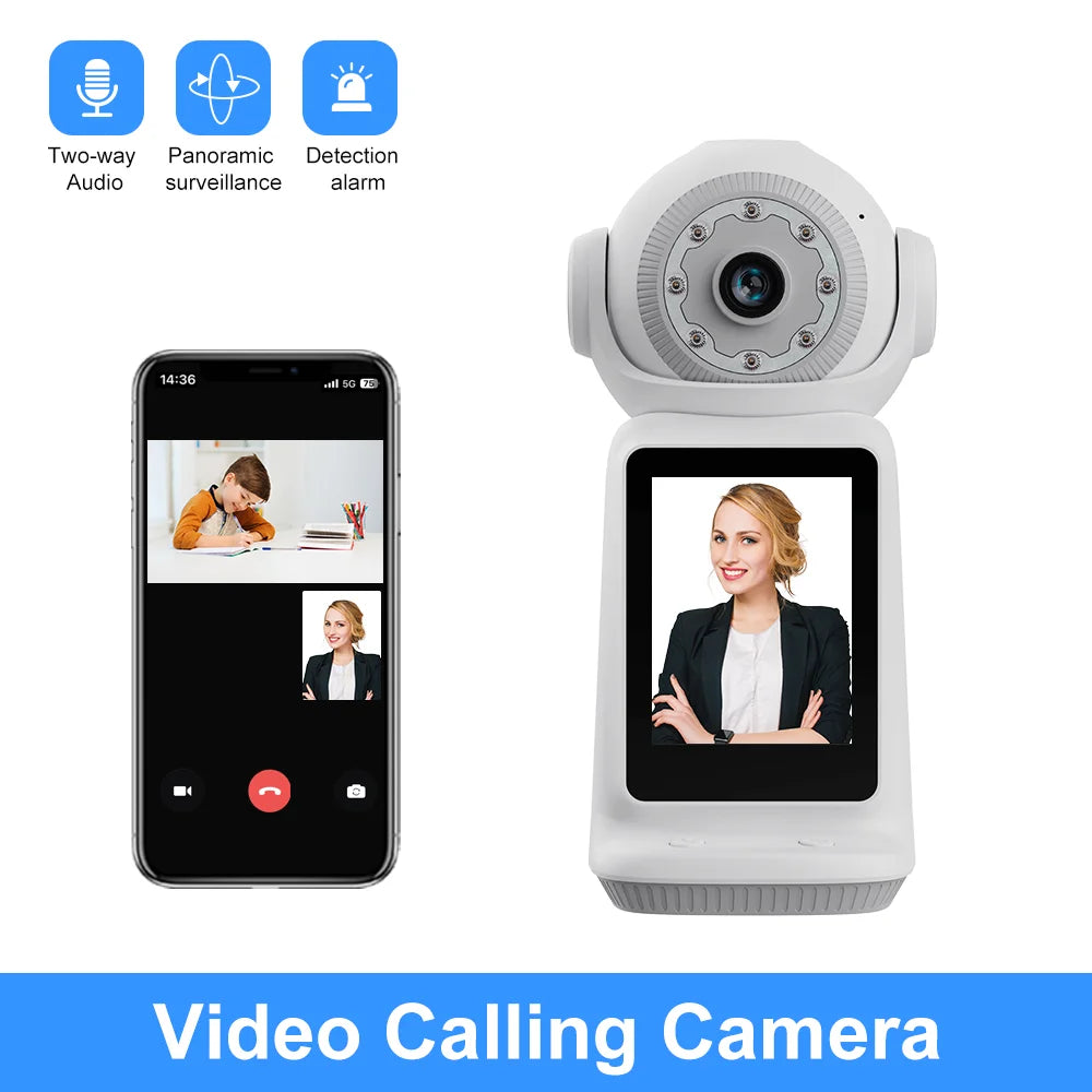 New Video Camera Wireless IP Camera V380 WiFi IP Indoor 2 Ways Audio Home Smart Network Baby Monitor