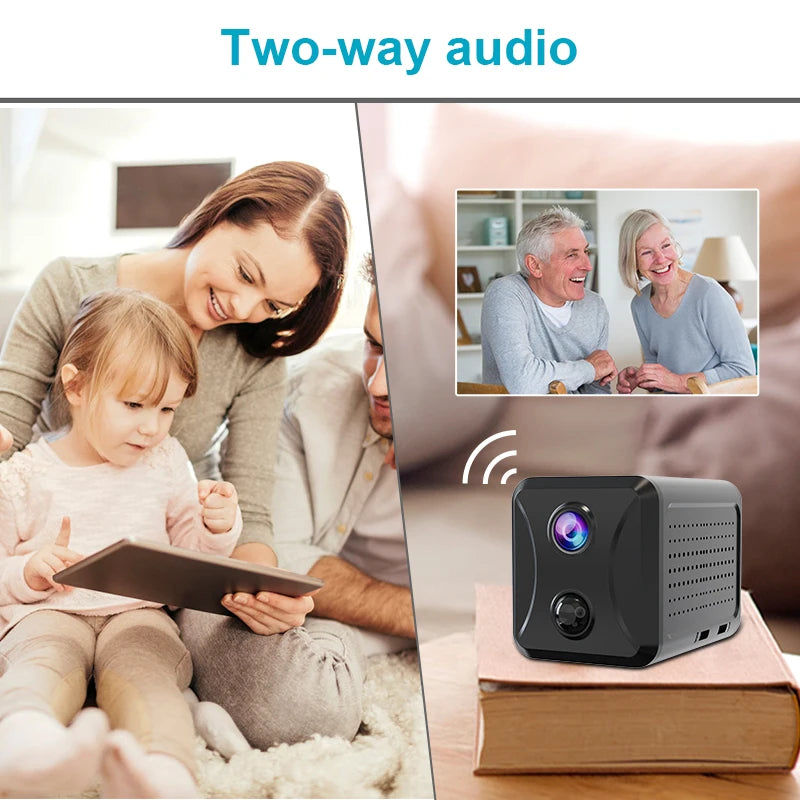 Smart Ubox APP 4G/WiFi Mini Camera PIR Detection Battery Powered Wireless Cameras Motion Detect Network Small Camera