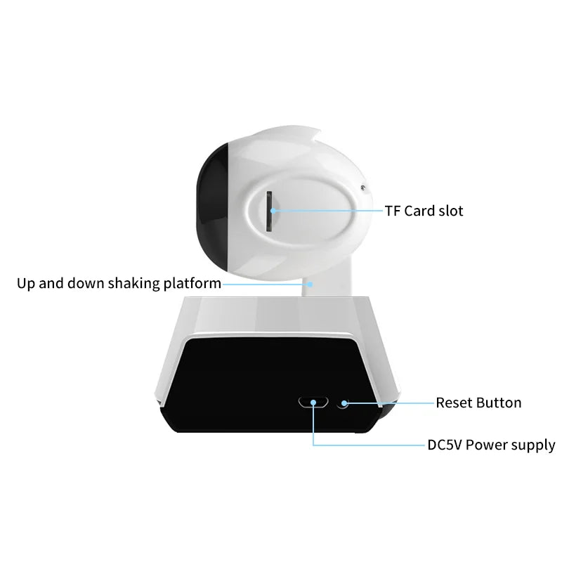 Factory Wholesale Video Smart Baby Monitor Housing Dome Wireless Security CCTV IP Wifi Camera V380