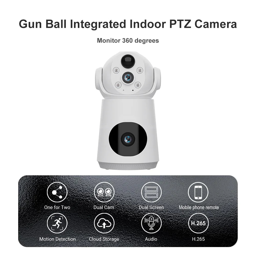 V380 6MP Two Way Audio Mini Cctv Security Camera Baby Wireless Audio Smart Battery CCTV Camera