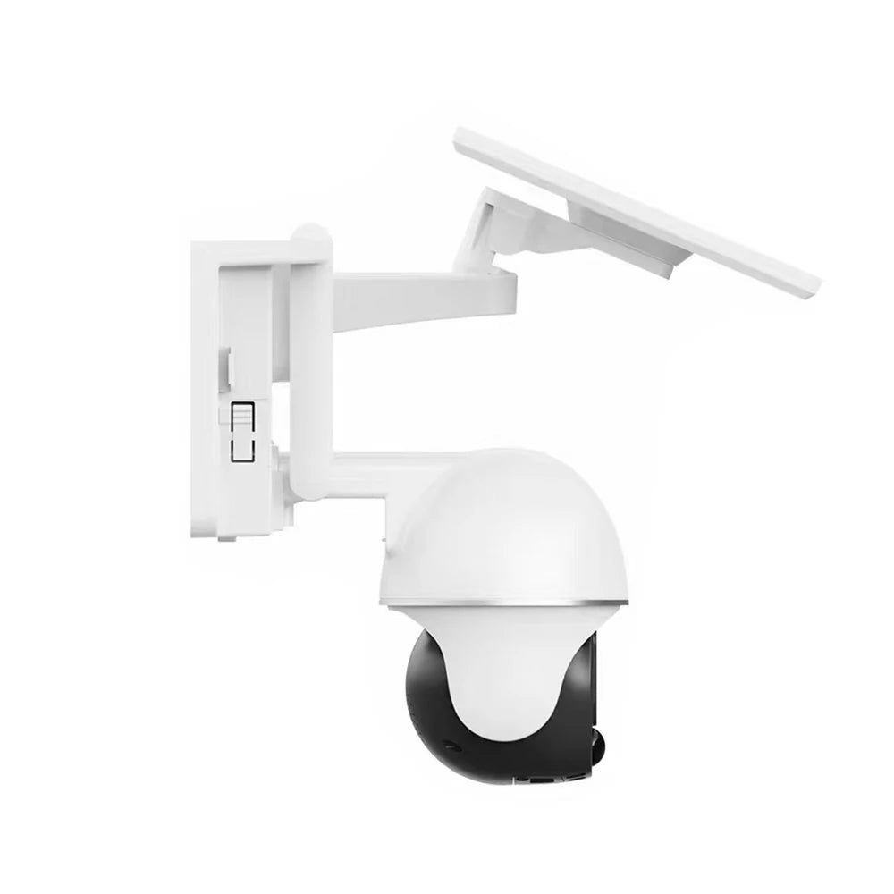 New Dual Lens 10x Zoom PTZ Wireless Outdoor Solar Powered Security Battery Camera 4G SIM Card Solar Camera