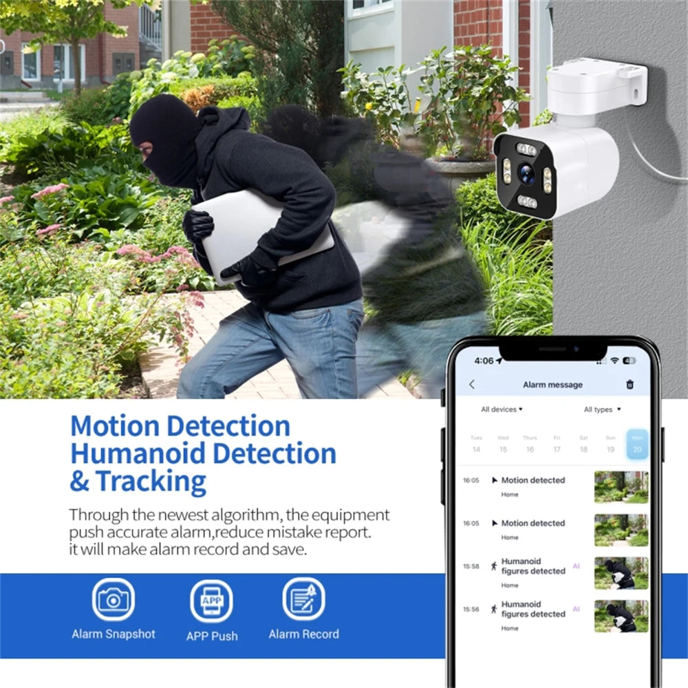 3MP Network IP Camera ICAM365G High Quality CMOS Sensor Night Vision Bidirectional Audio CCTV Security Camera