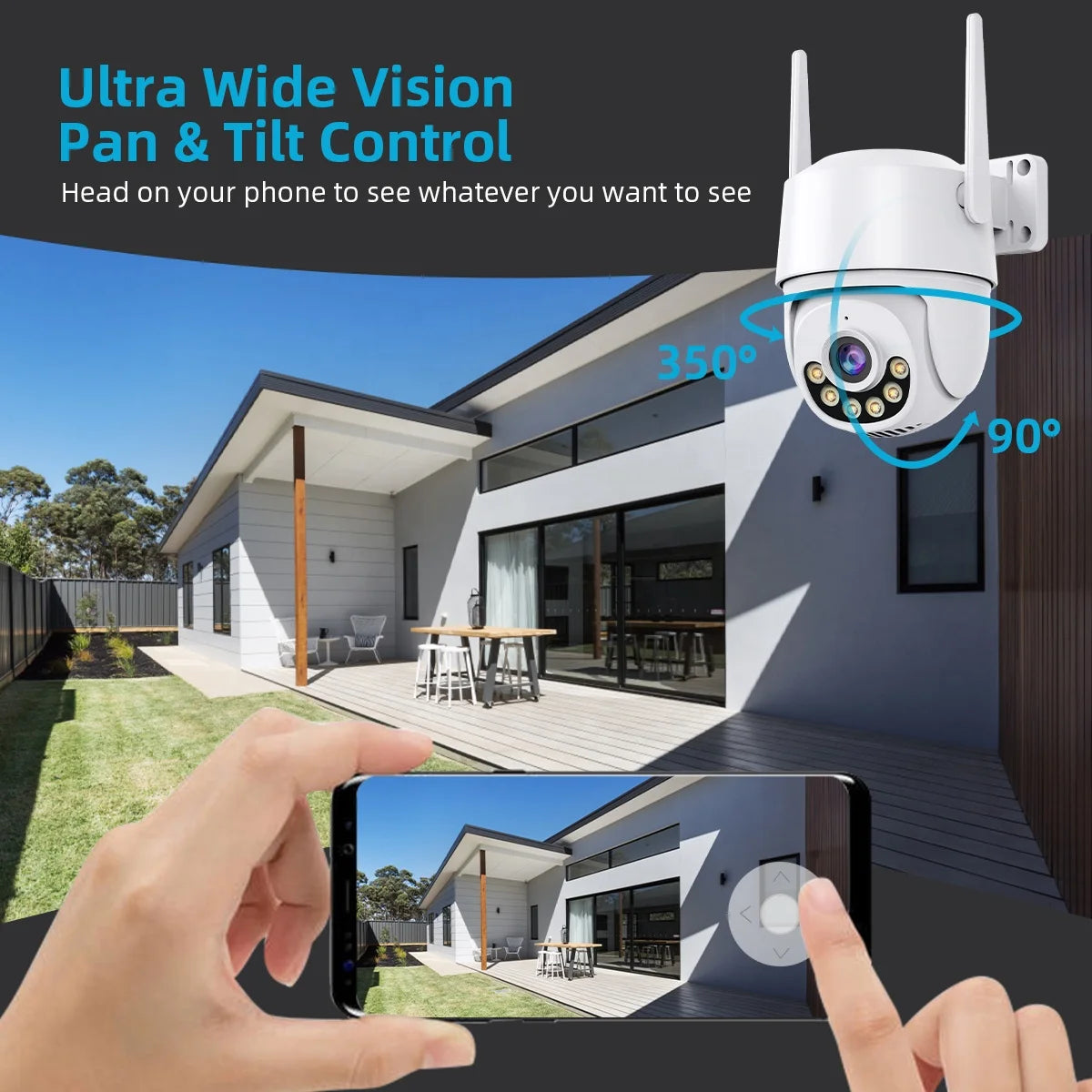 Hot Sales PTZ Auto Tracking 4MP 5MP 8MP 4K Color Night Vision 360 Degree IP Outdoor Wireless WiFi Camera CCTV Security