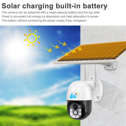 Q26 Solar Wireless Security PTZ Camera 4G/WIFI High Quality V380 Outdoor Camera IP66 Waterproof Night Vision Camera