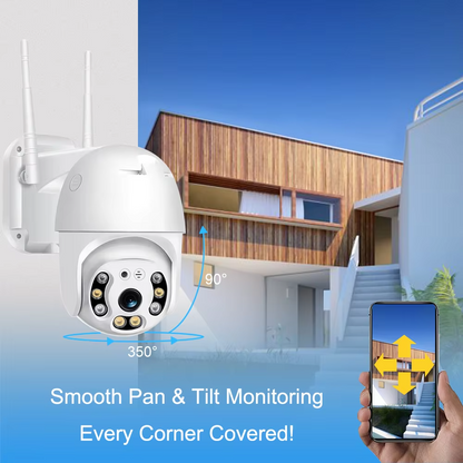 V380 Hot Smart Home WIFI Camera 1080P PTZ WIFI Outdoor Waterproof IP66 Wireless IP Camera CCTV PTZ Camera