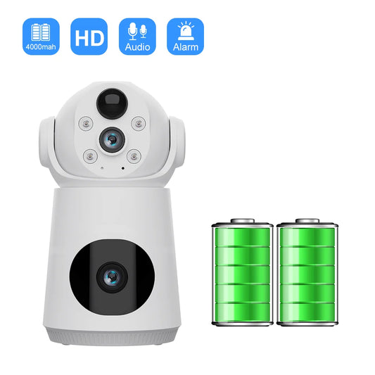 V380 6MP Two Way Audio Mini Cctv Security Camera Baby Wireless Audio Smart Battery CCTV Camera