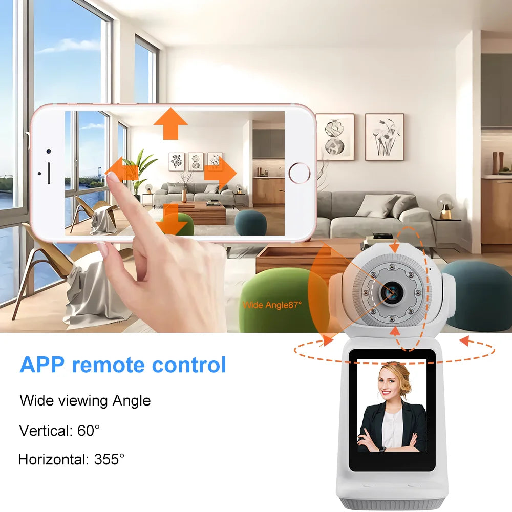 New Video Camera Wireless IP Camera V380 WiFi IP Indoor 2 Ways Audio Home Smart Network Baby Monitor