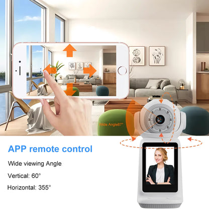 New Video Camera Wireless IP Camera V380 WiFi IP Indoor 2 Ways Audio Home Smart Network Baby Monitor