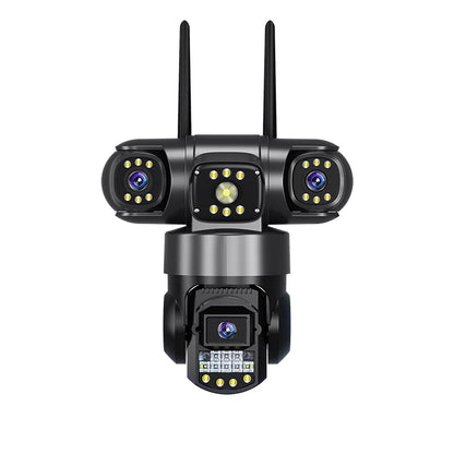 Hot Sales 3 Lenses 3 Screens Outdoor WiFi Waterproof PTZ Camera Home Protection CCTV Security Camera