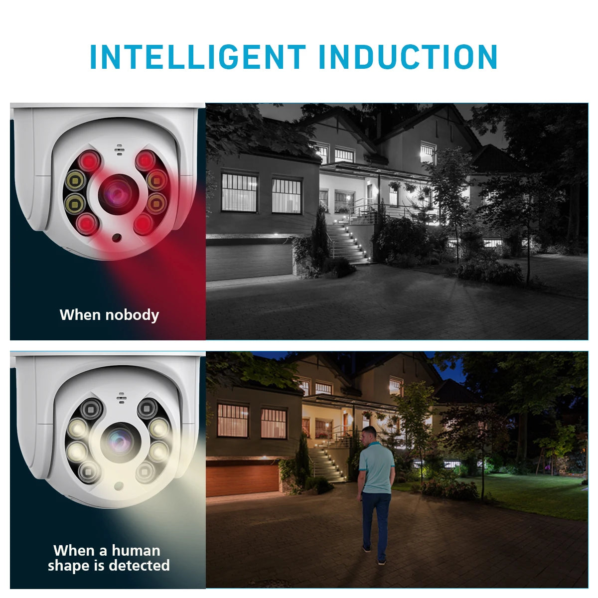 Factory Price 3MP/4MP/5MP/8MP 2K 4K Pixel ICSEE Automatic Tracking Color Night Vision Wireless WiFi Camera Outdoor IP66 Waterproof CCTV Camera