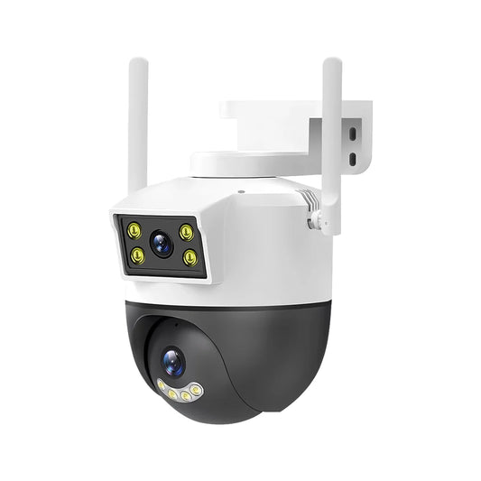 V380 Dual Lens 1080P HD CCTV WiFi Camera With 360 No Dead Ends Two Shots Auto Tracking Surveillance