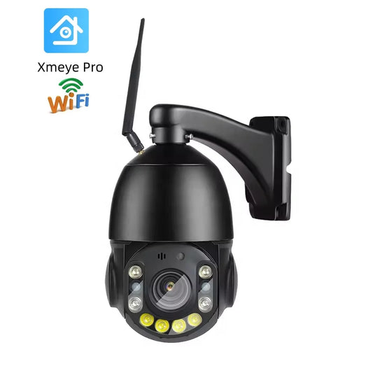 IP66 Waterproof Metal 5MP 30X Zoom HD IP WiFi PTZ Camera Two Way Audio Humanoid Tracking Wireless PTZ Network Camera CCTV Camera