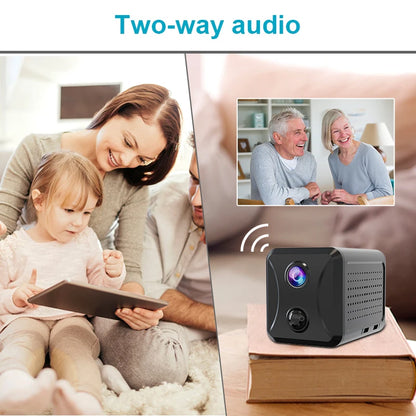 Smart Ubox APP 4G/WiFi Mini Camera PIR Detection Battery Powered Wireless Cameras Motion Detect Network Small Camera