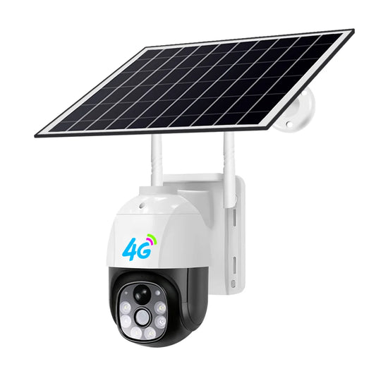 V380 Pro Solar 3MP VC9-4G Low Power Consumption PTZ Camera PIR Detection CCTV Security Camera