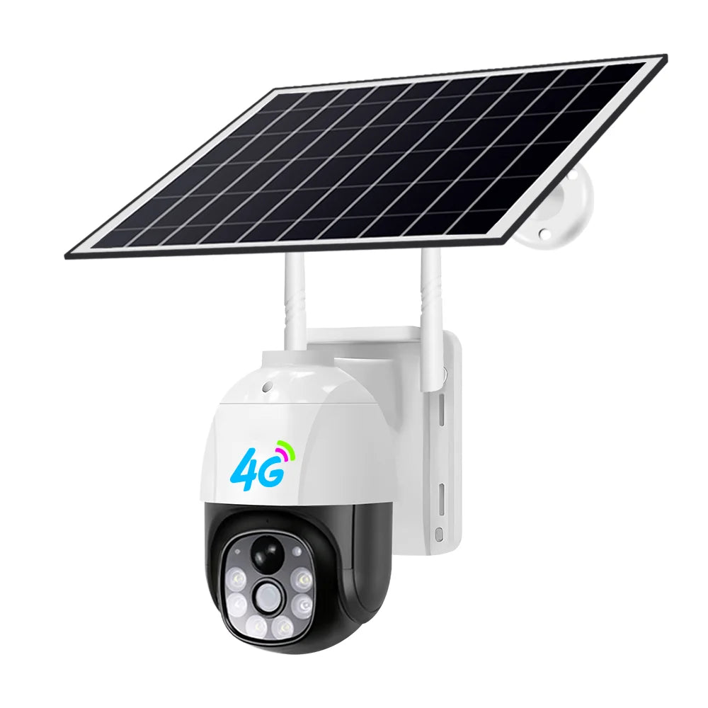 V380 Pro 3MP Solar CCTV Camera VC9-G Low Power PTZ Camera PIR Detection CCTV Security Camera 4G SIM Card Camera