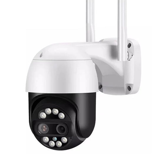 4MP ICSEE Dual Lens 360 Wireless WiFi CCTV Camera  Auto Tracking PTZ Camera