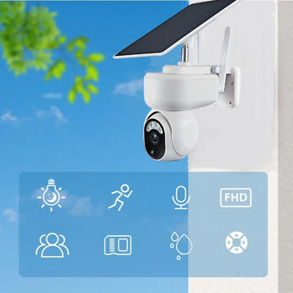 Ubox 4MP Solar Cameras WiFi Outdoor Camera with Solar panel 4G SIM Card Wireless Solar Security Camera