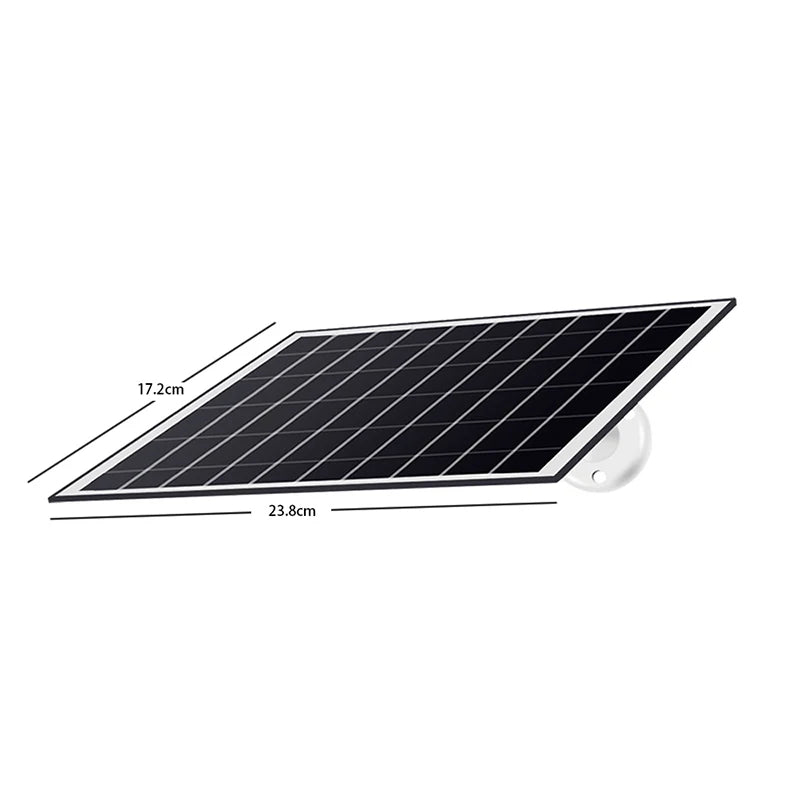 V380 Pro Triples-Lens 4G Solar CAMERA With Solar Panel Network Camera CCTV Camera