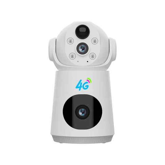 V380 4MP Dual Lens Indoor Baby Camera 4G Low-Power Battery Camera CCTV Camera