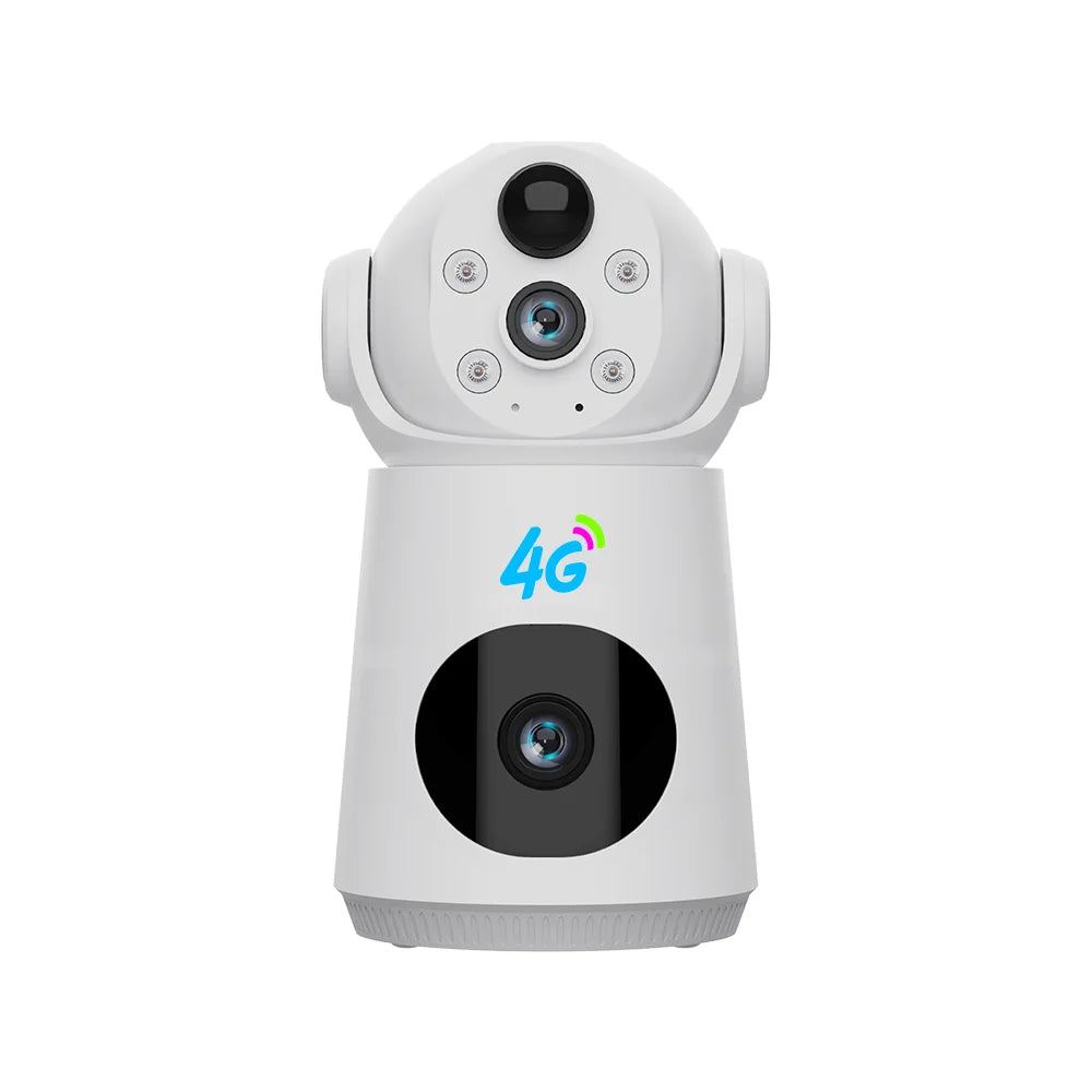 V380 4MP Dual Lens Indoor Baby Camera 4G Low-Power Battery Camera CCTV Camera