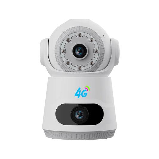 V380 Dual Lens 4G  Indoor Camera Night Vision Auto Tracking Security  Smart Home Camera