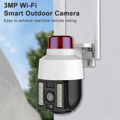 V380 Outdoor Indoor Waterproof Network Camera CCTV Camera 2MP Night Vision Alarm High-Definition PTZ Camera