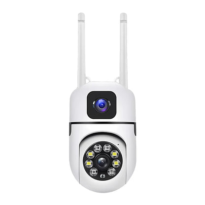New V380 Mini Indoor PTZ Dual Lens Camera 4MP HD Smart Home WiFi Security for Baby Monitor Indoor Network Dual Lens Camera