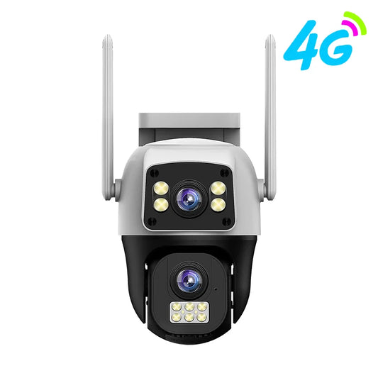 V380 New Model Bullet and 1.5 Inch PTZ Camera Mini 4MP Security CCTV Wireless IP Security Dual Lens 4G Network PTZ Camera
