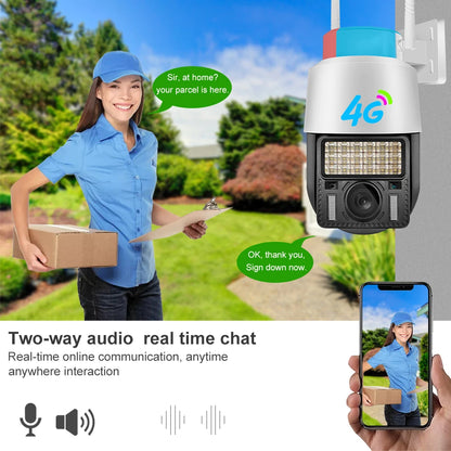 V380 4G SIM Card IP Camera H.265 Outdoor Mini PTZ Camera HD 3MP Wireless CCTV IP 4G PTZ Camera
