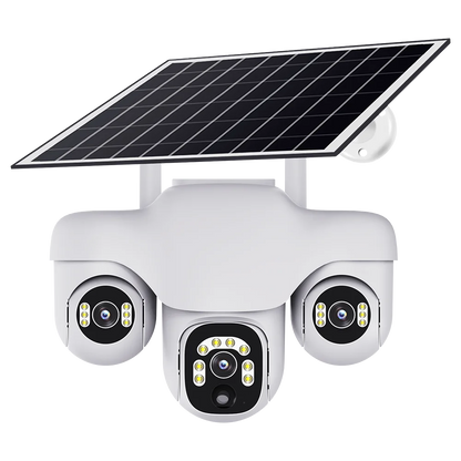 V380 Pro New 4G SIM Card Solar Camera 3 Pan tilt Zoom 3 Screen 6MP VTS31-G CCTV Network Security Camera