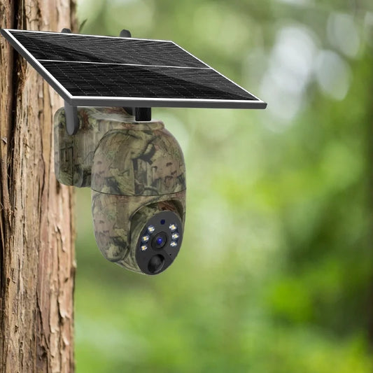 UBOX 2K Hunting LTE 4G SM Card Camouflage Solar CCTV IP Trail Camera 4G Live Camera Hunting Camera 4G