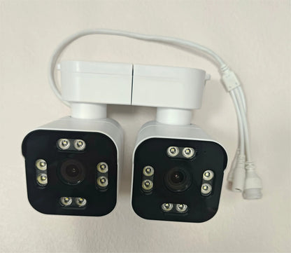 Hot Selling 6MP Dual Lens Bidirectional Audio Night Vision WiFi Camera Motion Detection Waterproof Network WiFi CCTV Outdoor Camera