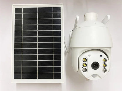4G SIM Card Solar Camera Ubox 15600mAh Rechargeable Battery WiFi Solar Security Camera PTZ CCTV Solar Camera