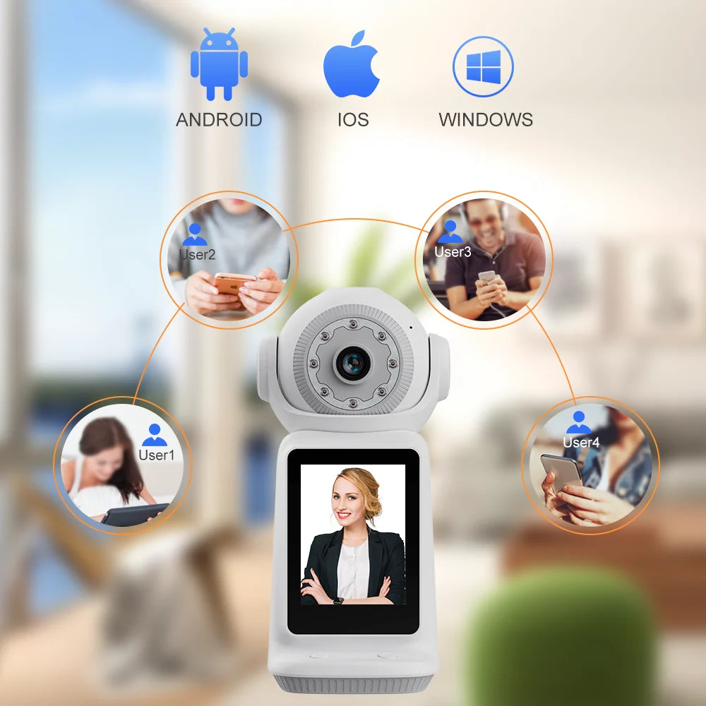 New Video Camera Wireless IP Camera V380 WiFi IP Indoor 2 Ways Audio Home Smart Network Baby Monitor