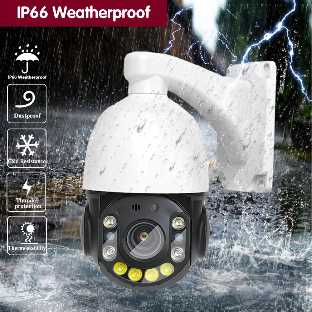 5MP 8MP Optical PTZ Camera 36x Zoom ICSEE CCTV Security Cameras Wireless Outdoor POE PTZ Camera