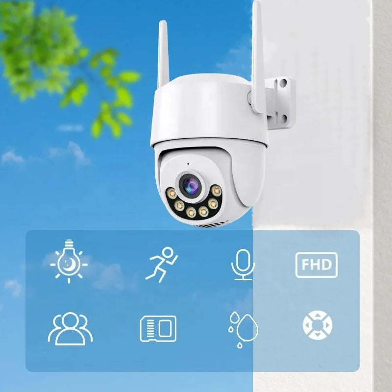 Hot Sales PTZ Auto Tracking 4MP 5MP 8MP 4K Color Night Vision 360 Degree IP Outdoor Wireless WiFi Camera CCTV Security