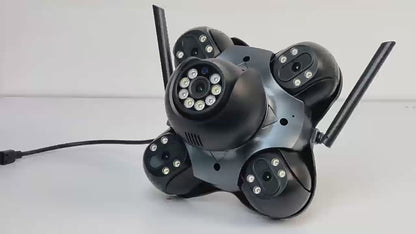 Factory Wholesale Price 5 lenses 5 views 5 PTZ Cameras IP66 Waterproof Cameras Outdoor PTZ Cameras With Night Vision 360°